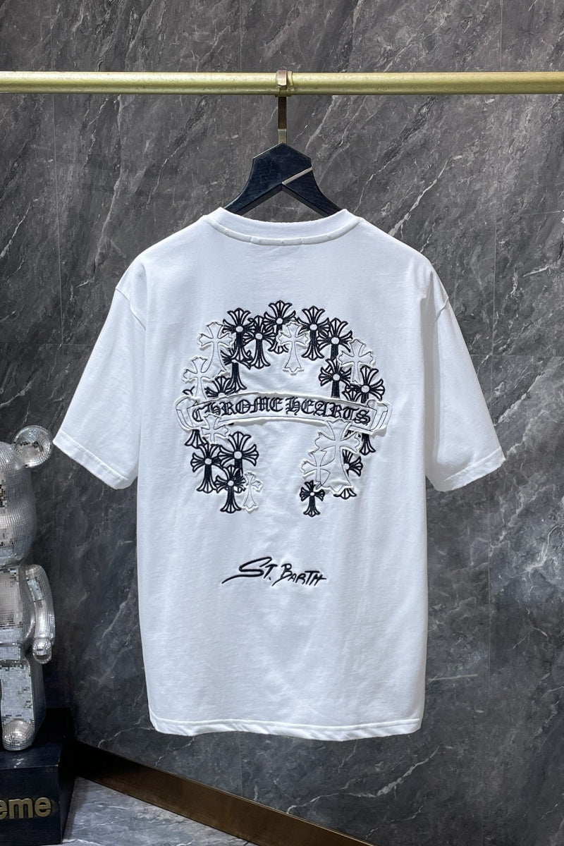 Chrome heart T shirts High-quality 100% cotton streetwear