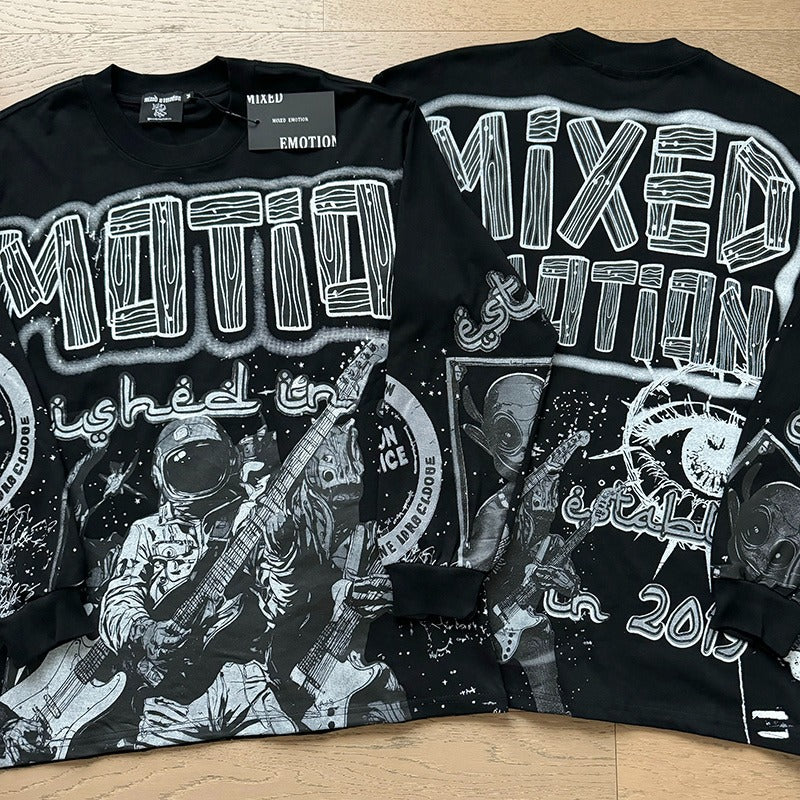 Mixed Emotion Long-Sleeved Shirt