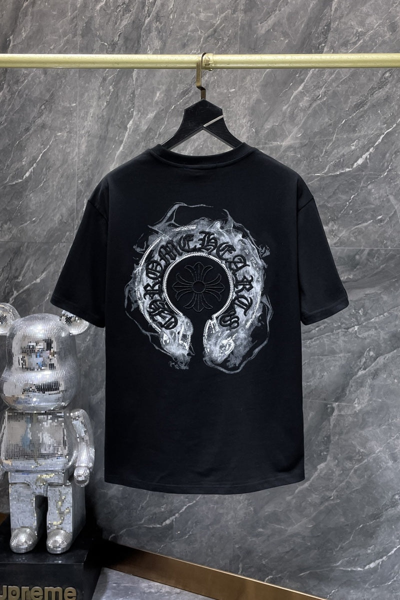 Chrome heart T shirts High-quality 100% cotton streetwear