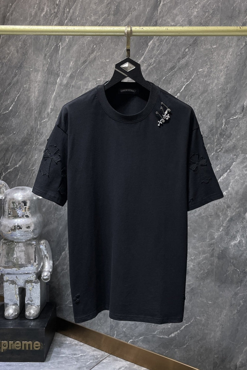 Chrome heart T shirts High-quality 100% cotton streetwear