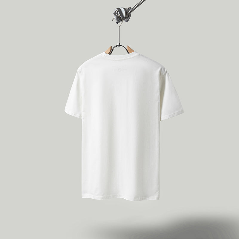 Travis Scott T Shirts x Mitchell x Ness Miami Hurricanes Hand-Drawn Short Sleeve
