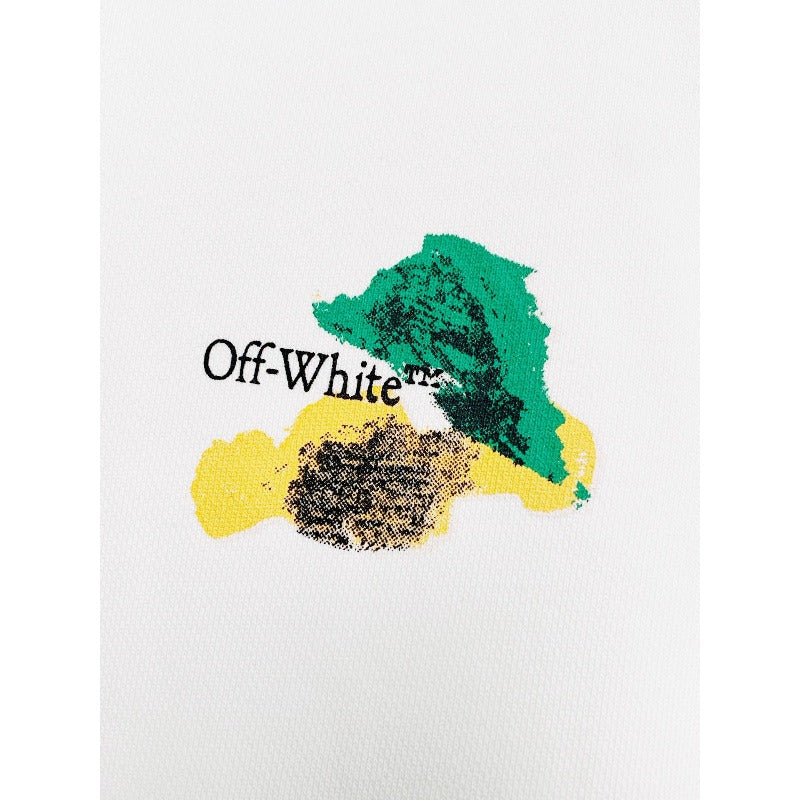 OW  hoodie painted arrow pattern hooded