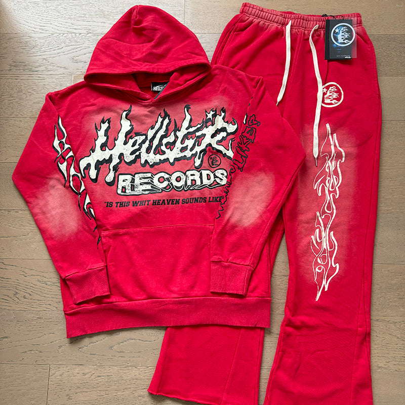 HS Hoodie And Pants Two-Piece Set