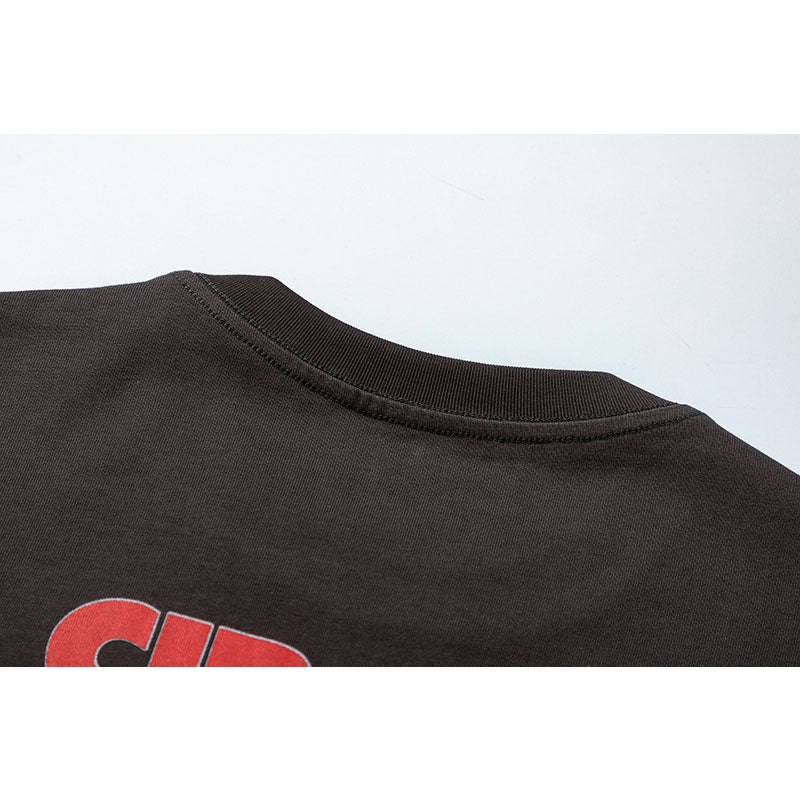 Travis Scott T-Shirt Travis Scott Short Sleeve Circus Letter Print Casual Loose Short Sleeve