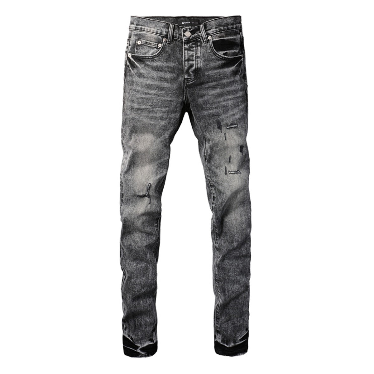 Mens trendy purple jeans, 100% cotton Pure Cotton High Street Trend