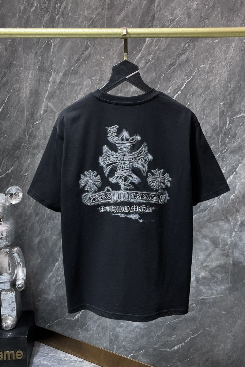 Chrome heart T shirts High-quality 100% cotton streetwear