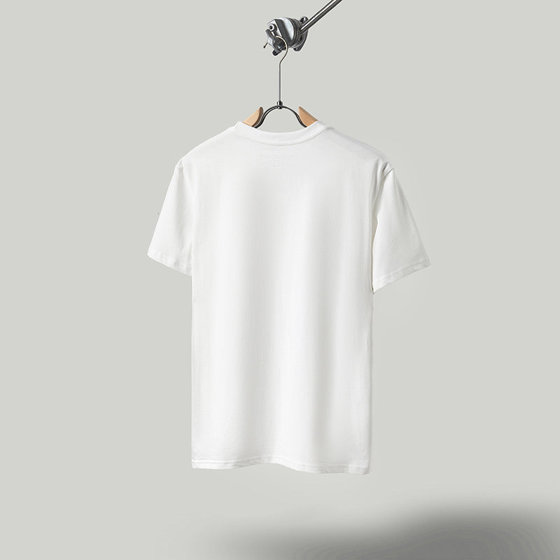 Travis Scott T Shirts x Mitchell x Ness Boston University Hand-Drawn Short Sleeve