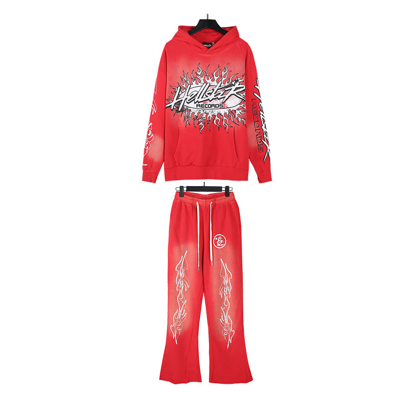 HS Hoodie And Pants Two-Piece Set