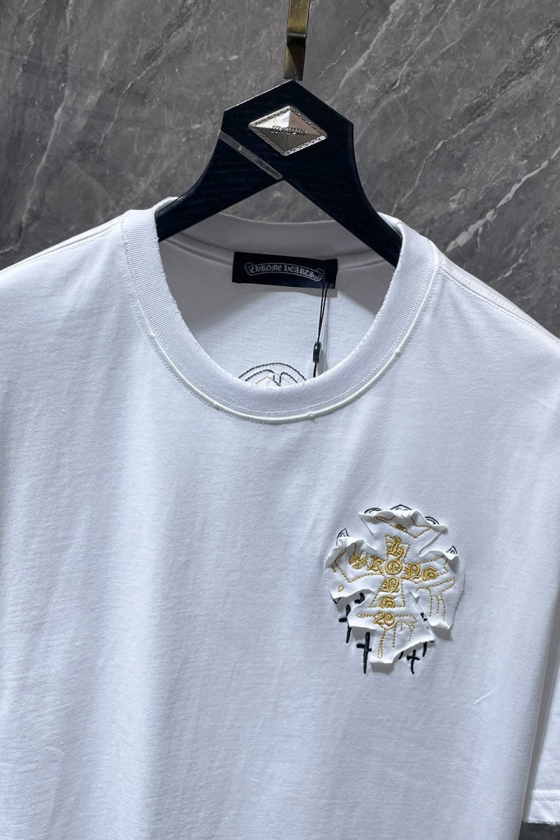 Chrome heart T shirts High-quality 100% cotton streetwear