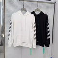 OW hoodie sketch arrow pattern hooded