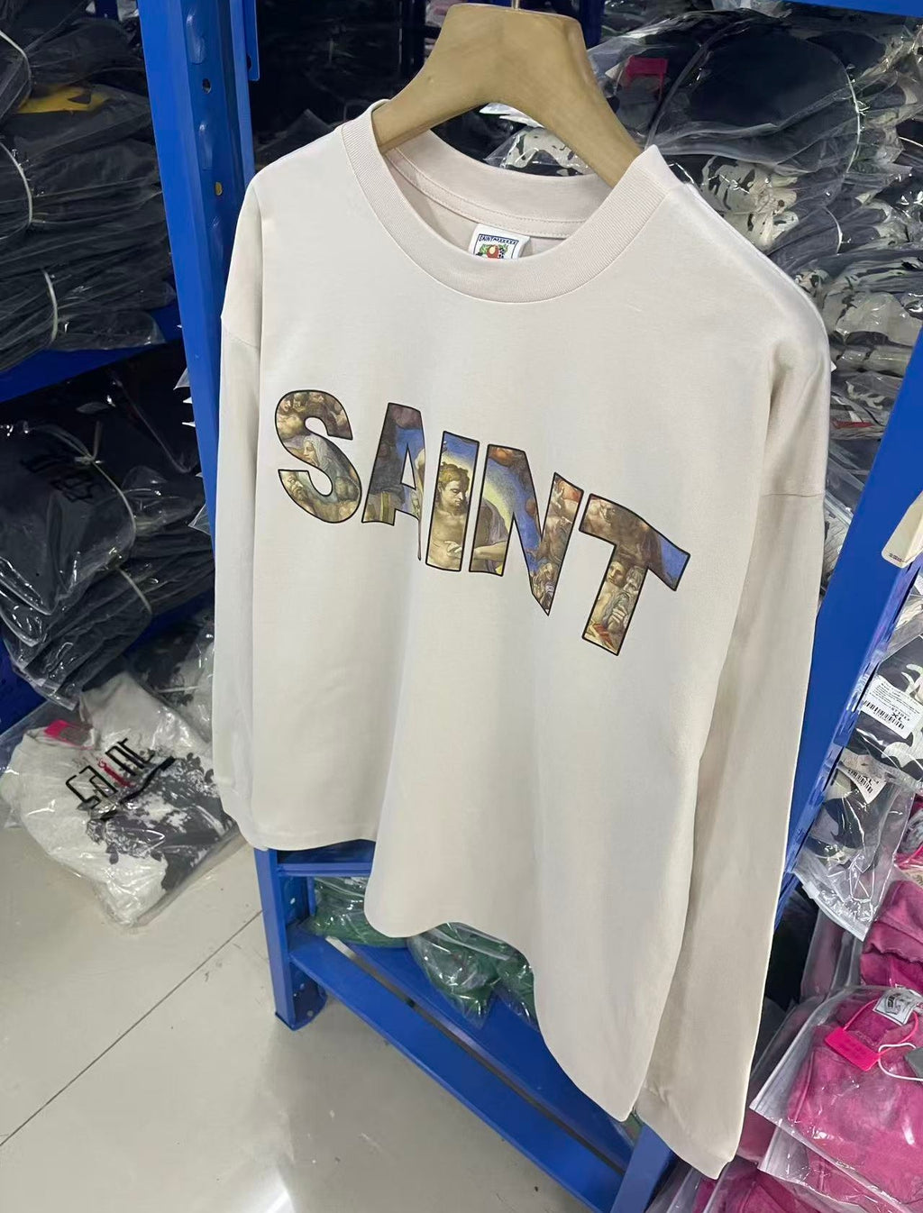 Saint Michael long sleeve shirts