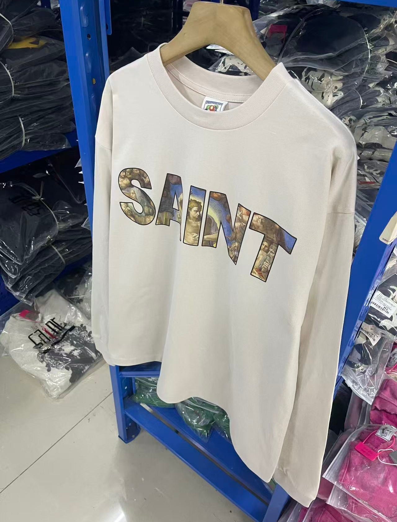 Saint Michael long sleeve shirts
