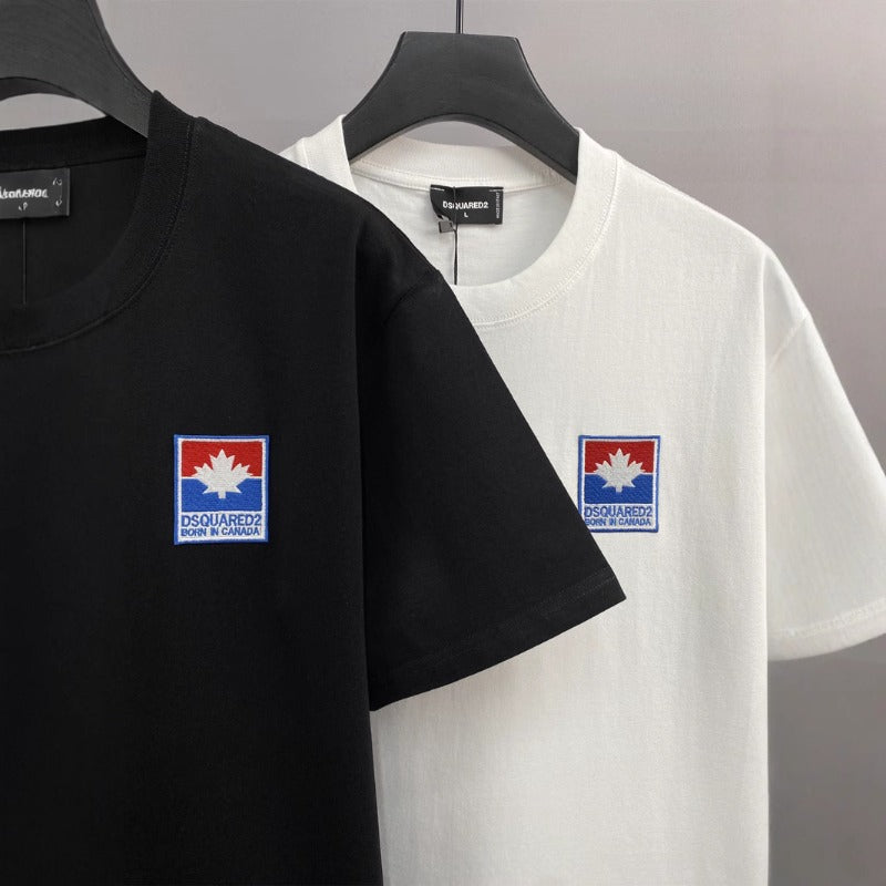 DSQ2 T Shirts Embroidery Letter Trend Brand