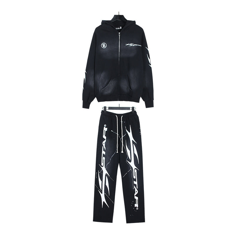 HS Hoodie And Pants Two-Piece Set