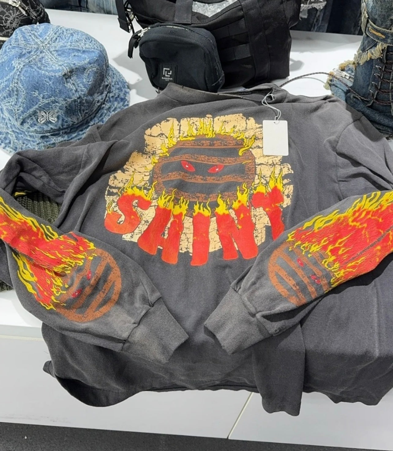 Saint Michael long sleeve shirts