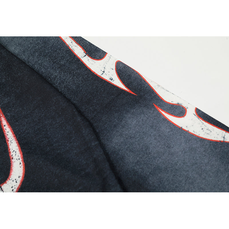 HS Long Sleeve Shirts Hip-hop loose oversize
