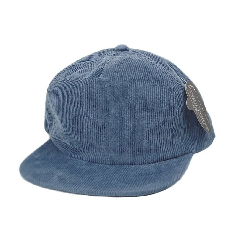Trendy flat brimmed snapback hats corduroy retro